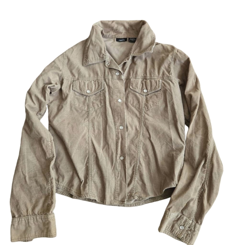 Lightweight Corduroy Shacket 100% Cotton
